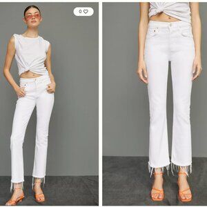 NEW Citizens Of Humanity Premium Vintage Isola Cropped Boot Plaster Wash - 30